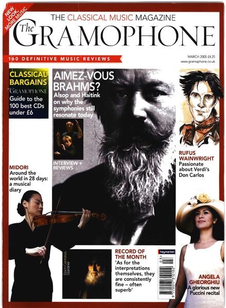 Gramophone – March 2005 Cover