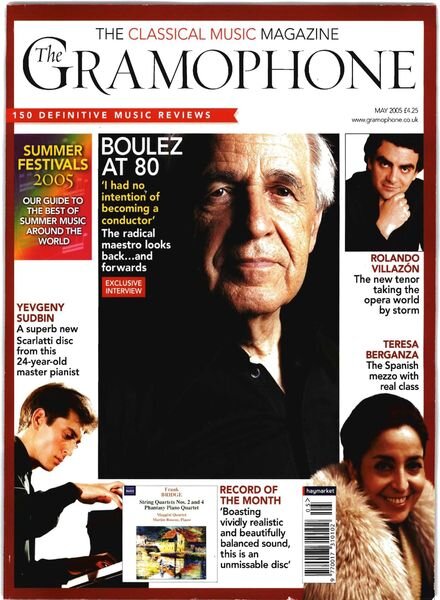 Gramophone – May 2005 Cover