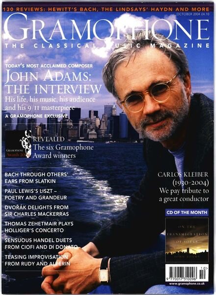 Gramophone – October 2004 Cover