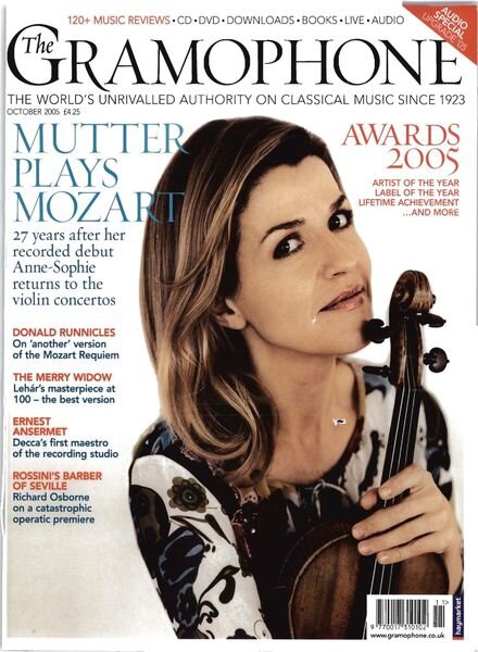 Gramophone – October 2005 Cover