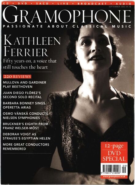Gramophone – September 2003 Cover