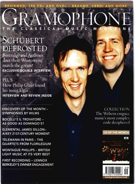 Gramophone – September 2004 Cover