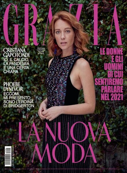 Grazia Italia – 30 dicembre 2020 Cover