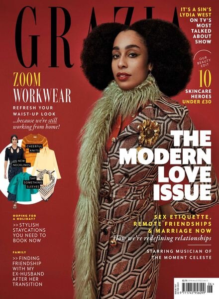 Grazia UK – 09 February 2021 Cover