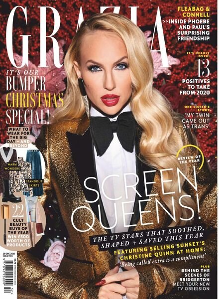 Grazia UK – 28 December 2020 Cover