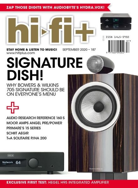 Hi-Fi+ – Issue 187 – September 2020 Cover