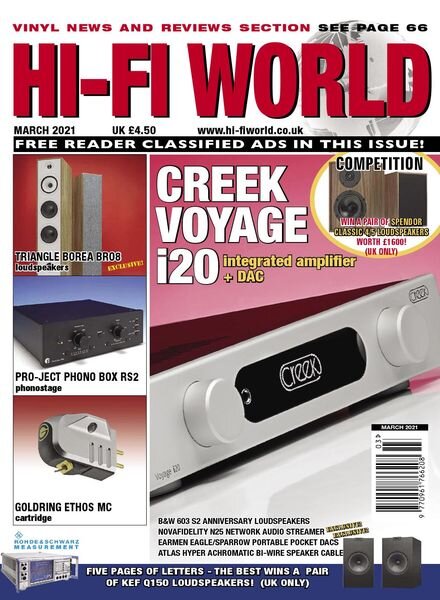 Hi-Fi World – March 2021 Cover