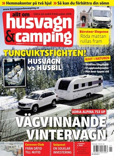 Husvagn & Camping – februari 2021 Cover