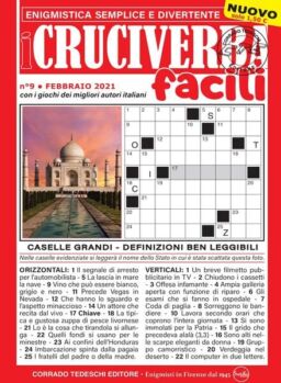 I Cruciverba Facili – febbraio 2021