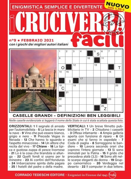 I Cruciverba Facili – febbraio 2021 Cover