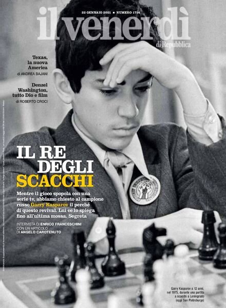 Il Venerdi di Repubblica – 22 Gennaio 2021 Cover
