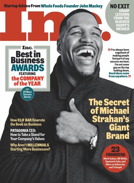Inc Magazine – December 2020 Cover