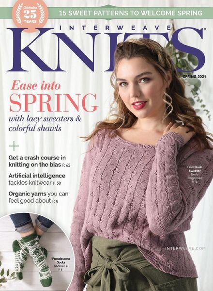 Interweave Knits – January 2021 Cover