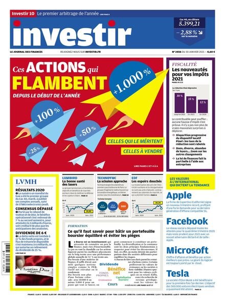 Investir – 30 Janvier 2021 Cover