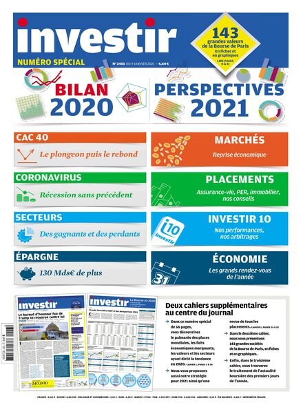 Investir – 9 Janvier 2021 Cover