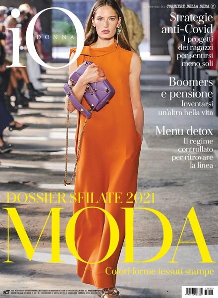 Io Donna del Corriere della Sera – 16 gennaio 2021 Cover