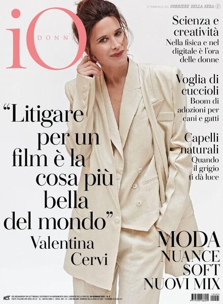 Io Donna del Corriere della Sera – 30 gennaio 2021 Cover