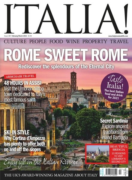 Italia! Magazine – February 2021 Cover