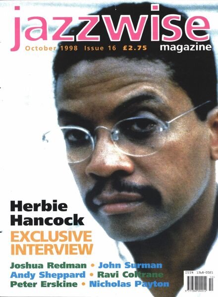 Jazzwise Magazine – October 1998 Cover