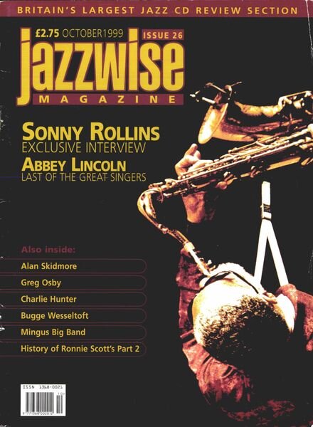 Jazzwise Magazine – October 1999 Cover