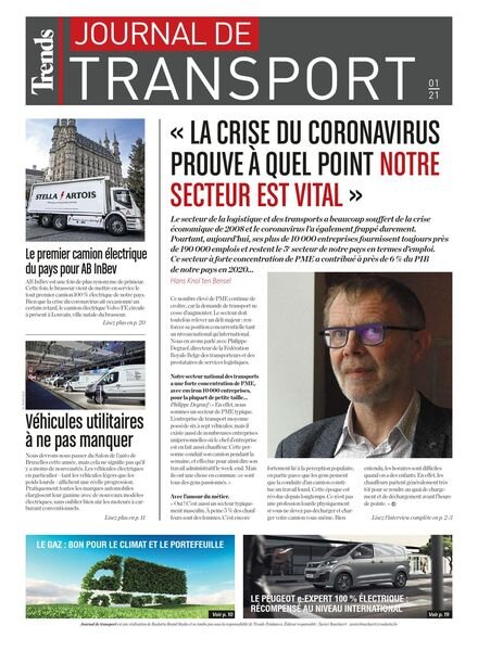 Journal de Transport – Janvier 2021 Cover