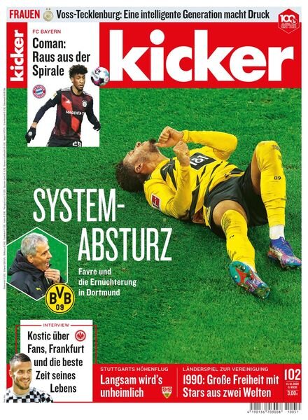 Kicker – 14 Dezember 2020 Cover