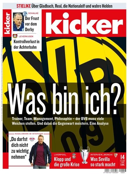 Kicker – 15 Februar 2021 Cover