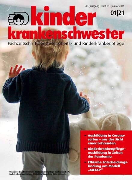 Kinderkrankenschwester – Januar 2021 Cover