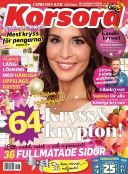 Korsord – 28 december 2020