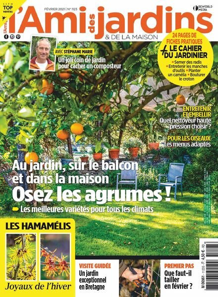 L’Ami des Jardins – fevrier 2021 Cover