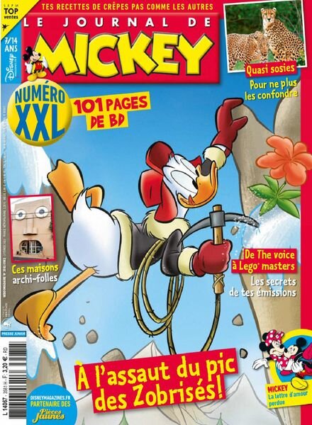 Le Journal de Mickey – 03 fevrier 2021 Cover