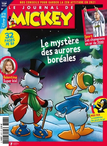 Le Journal de Mickey – 06 janvier 2021 Cover