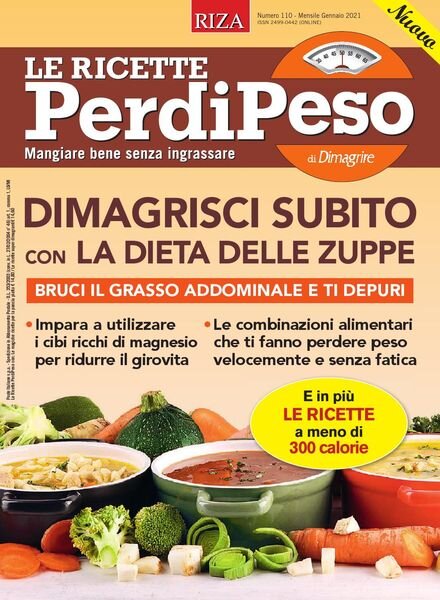 Le Ricette PerdiPeso – Gennaio 2021 Cover