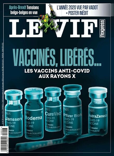Le Vif L’Express – 31 Decembre 2020 Cover