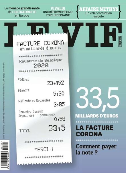 Le Vif L’Express – 4 Fevrier 2021 Cover