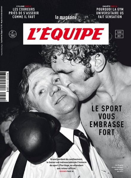 L’Equipe Magazine – 13 Fevrier 2021 Cover