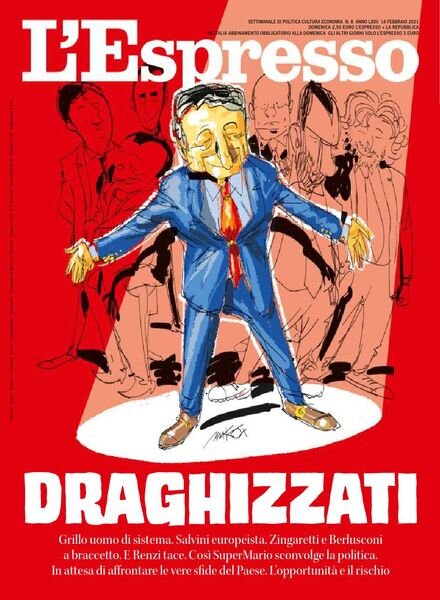 l’Espresso – 14 Febbraio 2021 Cover
