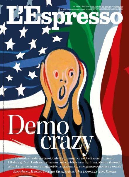 l’Espresso – 17 Gennaio 2021 Cover