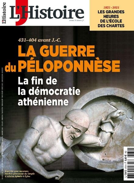 L’Histoire – Janvier 2021 Cover