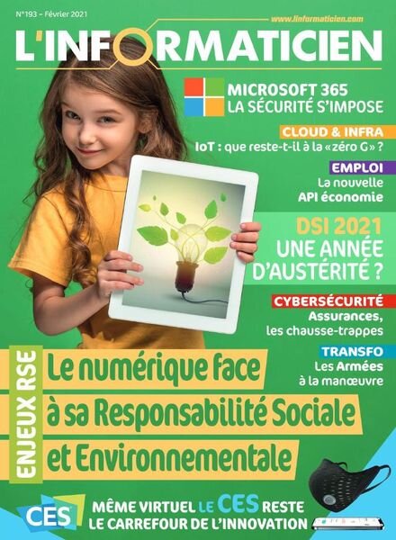 L’Informaticien – Fevrier 2021 Cover