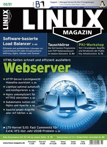 Linux-Magazin – Februar 2021 Cover