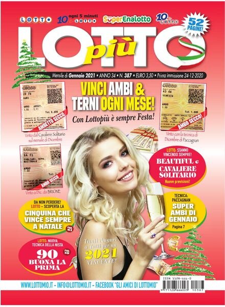 Lottopiu – Gennaio 2021 Cover