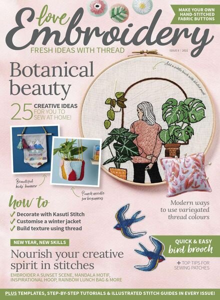 Love Embroidery – Issue 9 – January 2021 Cover