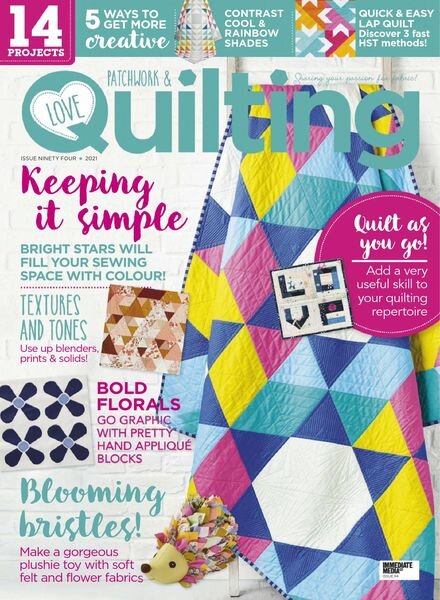 Love Patchwork & Quilting – February 2021 Cover