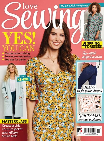 Love Sewing – March 2021 Cover