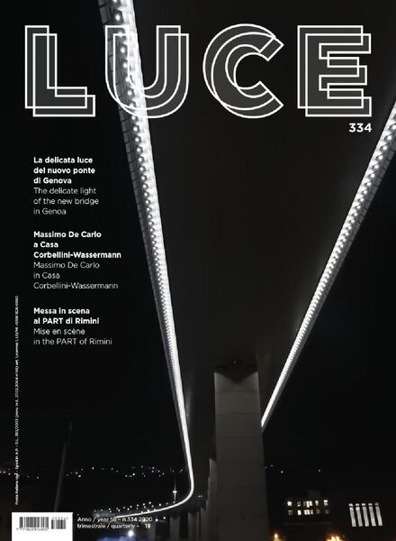 Luce Magazine – Dicembre 2020 Cover