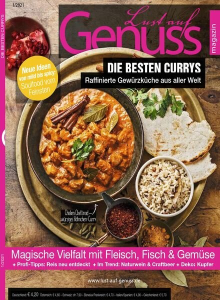 Lust auf Genuss – Januar 2021 Cover