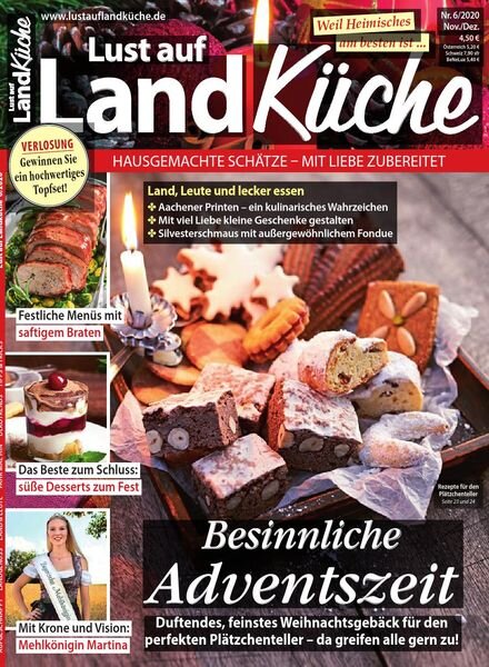 Lust auf LandKuche – November-Dezember 2020 Cover