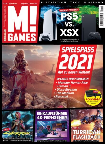 M! GAMES – 22 Januar 2021 Cover