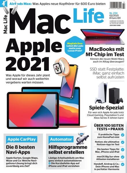 Mac Life Germany – Februar 2021 Cover